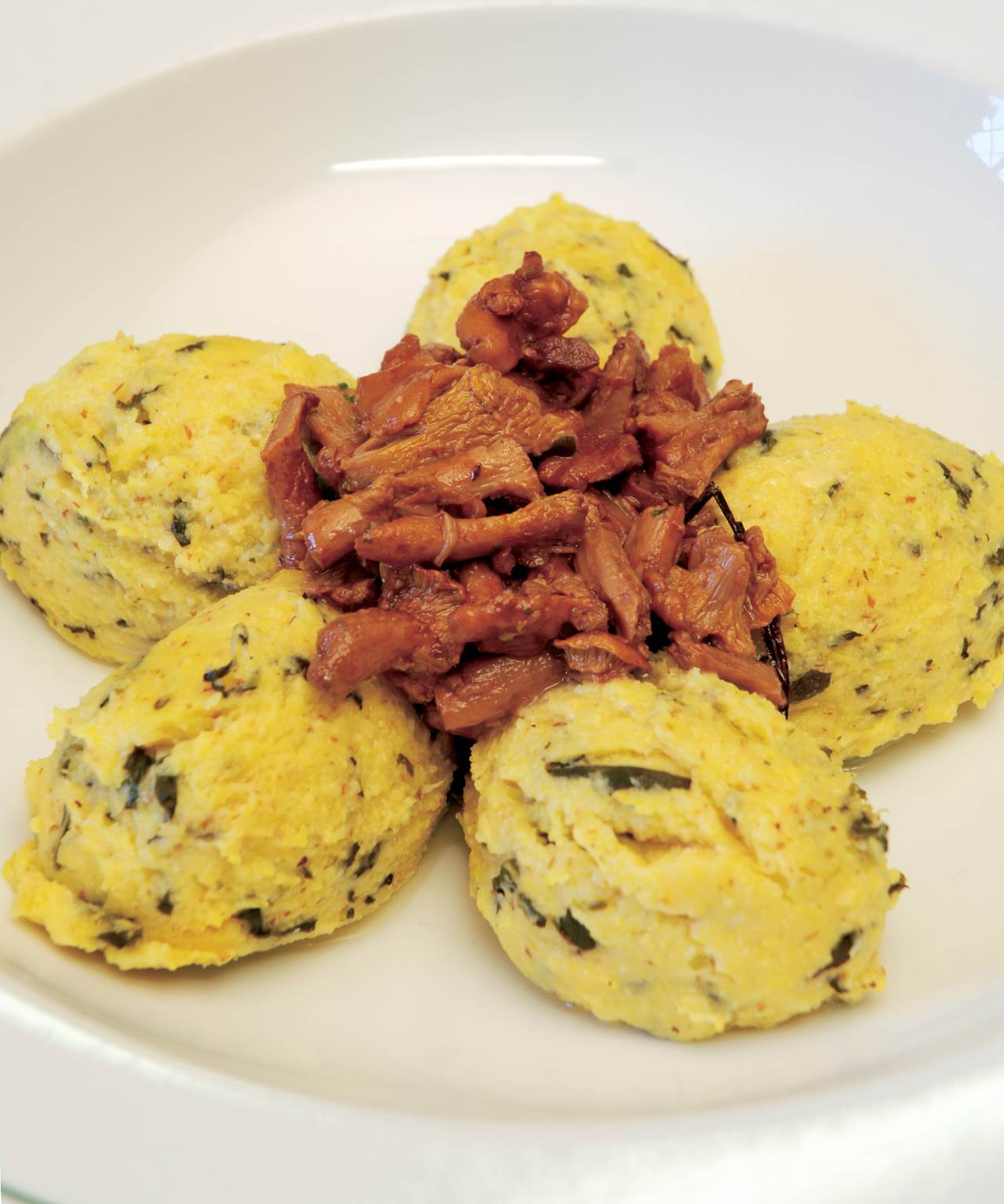 Polenta coi funghi in Val Camonica